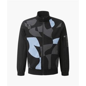 데상트 GOLF 남성 패턴 방풍 니트 아우터 (DQ12MFKO11) DQ12MFKO11_BLKG 279800