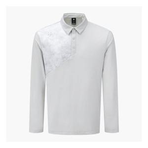 데상트 GOLF 아크먼트(ACMT) 남성 원포인트 카라 긴팔 티셔츠 (DQ32MFTL9C) DQ32MFTL9C_LGYG 279568