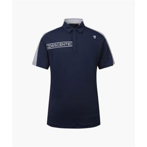 데상트 GOLF 남성 등판 타공 포인트 반팔 티셔츠 (DP22MFTS41) DP22MFTS41_DNVG 279479