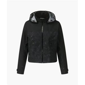 데상트 GOLF 여성 후드 내장 프린트 점퍼 (DQ32WFBL94) DQ32WFBL94_BLKG 280172