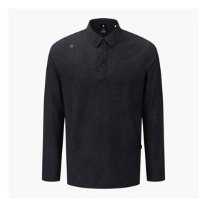 데상트 GOLF 남성 전판패턴 카라 긴팔 티셔츠 (DQ32MFTL82) DQ32MFTL82_BLKG 279437