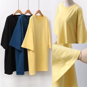 [강물처럼]위쉬몰 WW 오버핏무지반팔티셔츠(8945H306) 빅사이즈