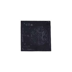 릭오웬스 스카프 블랙 템플 프린트 아스트로 스카프 261232M150013