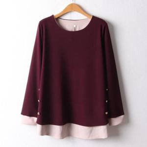 [강물처럼]아이우먼 뉴로망스밑프릴티셔츠 OLF740M510 빅사이즈