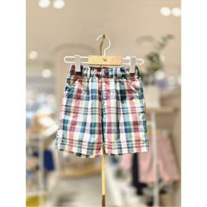 블루독베이비 10 26SS(BL)마드라스체크 쇼츠 (4631441101)