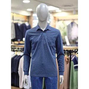 런던포그 세이브존04 핀코드 베이직 티블루 티셔츠 LORaTA970