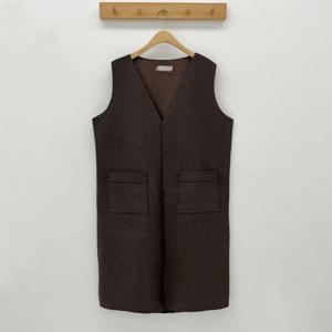 [강물처럼]아이우먼 더스트브이넥울원피스 BSO731M510 빅사이즈