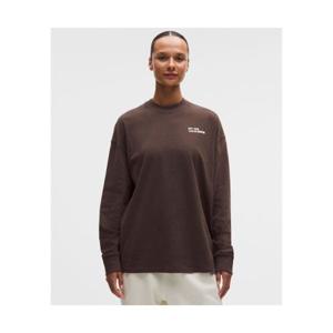 룰루레몬 LULULEMON 헤비웨이트 코튼 크루넥 롱슬리브 셔츠 ESPR LW3IA9S-019746 362769