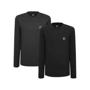 케이투 K2 BOOST 긴팔 기본 라운드 티셔츠_Black KMU25289Z1 391380