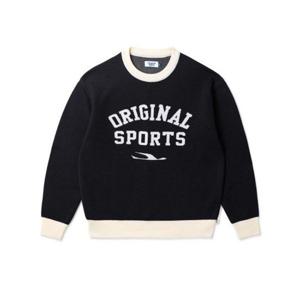 프로스펙스 PRO-SPECS LOGO CREWNECK KNIT BLAK PO3MT23W732 387273
