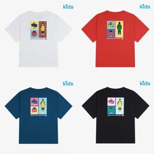 노스페이스키즈 NT7US08 키즈 엠블럼 아카이브 반팔 티 STUV 딜