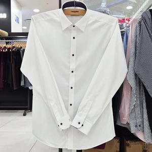 [레노마셔츠]슬림핏 / 폴리 스판 트윌 긴소매 와이셔츠 RPFSL990