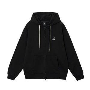 캉골 에센셜 집업 후디 5145 블랙 380060