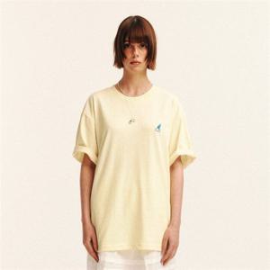 캉골 선셋 캥거루 반팔 티셔츠 2802 레몬 380105