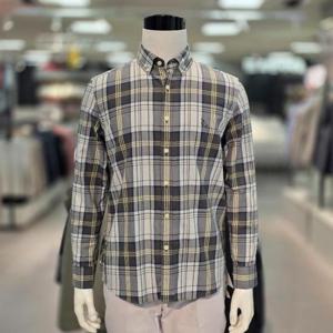 트레몰로 HC05 남성 트레몰로 체크패턴 간절기 긴팔 캐주얼 남방 TRHNL5F858101