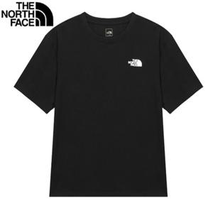 노스페이스 NT7US03 남여공용 레귤러핏 기본 반팔티 코튼 베이직 라운드티셔츠 (5컬러)