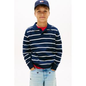 타미힐피거키즈K 스트라이프 폴로 칼라 스웨터 (T42G1WWO120BT1)