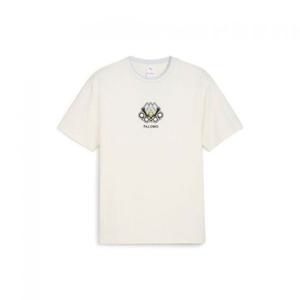 푸마 푸마 팔로모 그래픽 반소매 티셔츠 - 웜 화이트 625558-65 367220