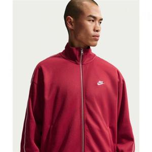 나이키 스포츠웨어 클럽 오버사이즈 니트 트랙 자켓재킷 M - 팀 크림슨 화이트 HV1418-613 406095