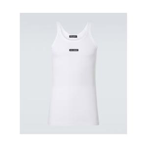 돌체앤가바나 리브 니트 코튼 탱크 탑 P01135689