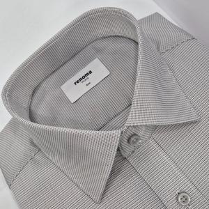 [레노마셔츠]슬림핏/뱀부 스판 도비 긴소매 와이셔츠  RQSSL1531