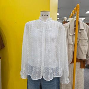 르피타 DP01 오즈시스루 블라우스 L262UBL402