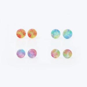 귀걸이선물 실리콘귀걸이 캔디플라워 4종