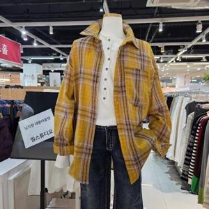 밀스튜디오 DP02 앞주머니포인트 체크셔츠 LS4BLS104