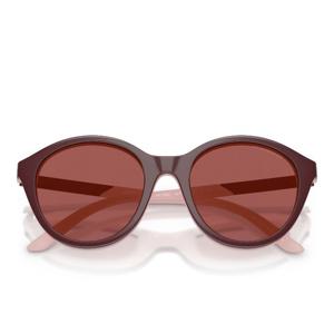 엠포리오아르마니 주니어 투톤 템플 라운드 선글라스 0EK4005U