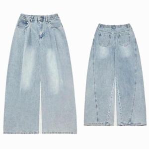 행텐 HC04 여성투턱워싱와이드청바지 10510-155-206