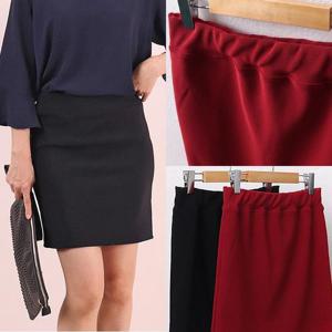 [강물처럼]위쉬몰 WW 코듀골지심플스판스커트(6535H312) 빅사이