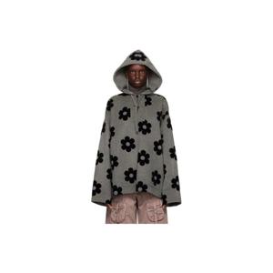 아크네 후드 그레이 플라워 후디 232129F097018