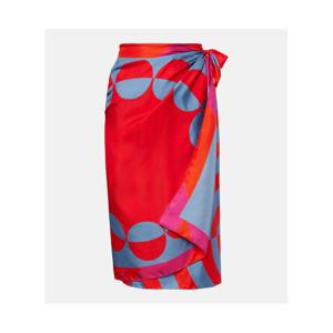 드리스반노튼 프린트 실크 랩 스커트 P01152033