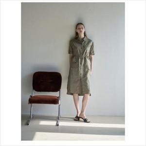 올리비아로렌 HC04 배색 포인트 셔츠 원피스 VVCOA5M4251