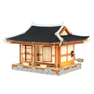 프라모델 영공방 목재모형 오르골 기와집 YM862-12