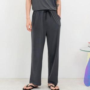 남성의류 시원한 재질 허리밴딩 일자핏 데일리 남성 바지