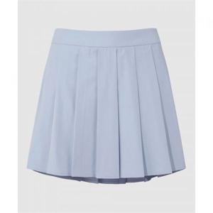르꼬끄 여성 우븐 플리츠 스커트 - 블루 QR122ESK32 408209