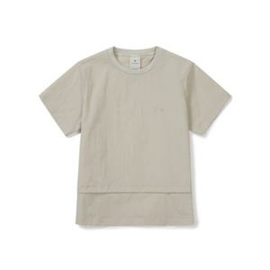 스노우피크 SNOWPEAK APPAREL 루트 여성 스트링 반팔 티셔츠 (S26MWRTS63) Light Beige S26MWRTS63LE 403500