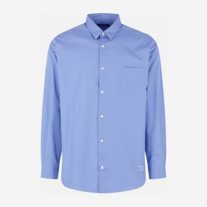 꼼데가르송 옴므 로고 자수 코튼 포플린 셔츠 HQB102S26 2SAXE