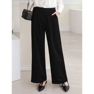 [올리비에스클로젯]주름 와이드 밴딩 팬츠_O2603PT037A