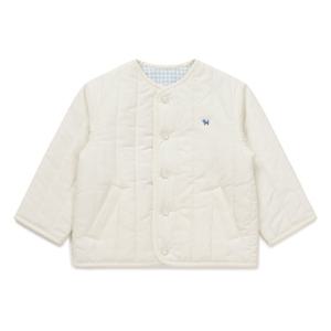 [블루독베이비]SK)리버시블체크패딩점퍼 46114-110-01