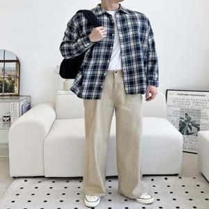 ACC SF1000남성 사계절 반밴딩 면바지 세미와이드팬츠