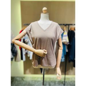 [러브앤쇼] 캡소매 브이넥 티셔츠 GCGDGTS05