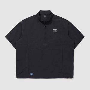M 엄브로자켓 LQC UQ223CWT42-BLK 클래식 반팔 스탠넥 아노락 / BLACK
