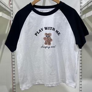 에스핏 HC21 라그란 전사  티셔츠 SJZ304FKRT07