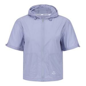 M 파리게이츠골프자켓 NQC 521E2JP407_VO 여성 PG 타공 패턴 후드 반팔 점퍼