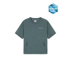 M 디스커버리키즈반팔티 BQK DKTR75053-MTS 키즈 프레시벤트 경량 우븐 아웃도어 트레이닝 반팔티셔츠