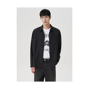 에잇세컨즈 8SECONDS 나일론 오버핏 셔츠 애쉬 424864DY14 404934