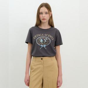 [올리브데올리브]시그니처 프린팅 반팔 티셔츠 OW5ME5040