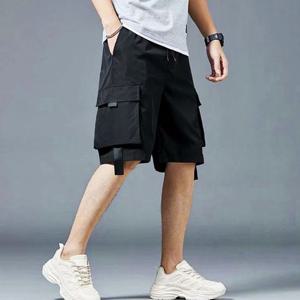 포켓 카고 반바지 남성 데일리 스트릿 카고